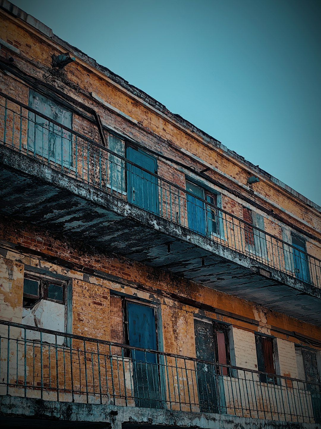 Restored facades along Harbin's Chinese Baroque street